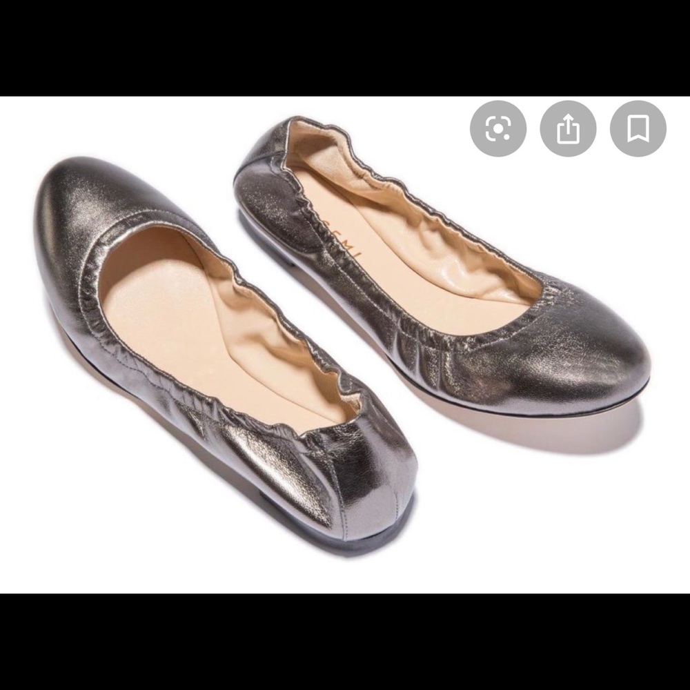 M Gemi metallic bolla flats size 38 size 7 - 7.5